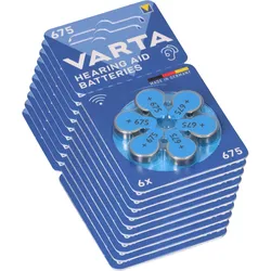60x Varta Hearing Aid Batterie 675 PR44 Hörgerätebatterie