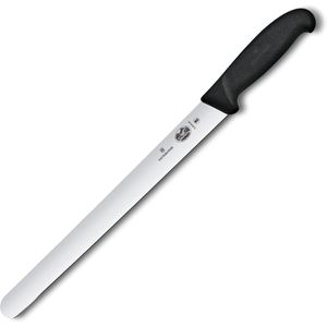 Victorinox Schinkenmesser Fibrox 5.4203.30, Kunststoffgriff, abgerundete Edelstahlklinge 30 cm