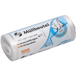 DEISS Müllbeutel UNIVERSAL PLUS 49901 20l transparent 50 Stück