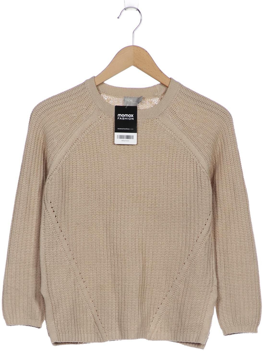 asos Damen Pullover, Beige, Gr. EU 30, Synthetik - Second Hand
