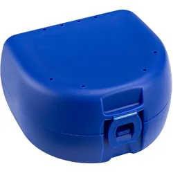 PROTHESEN ZAHNSPANGENBOX universal dunkelblau 1 St