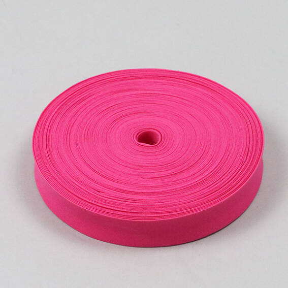 SPRINTIS Bande de fixation de biais, polyester, 20 mm (rouleau de 25 m) rose