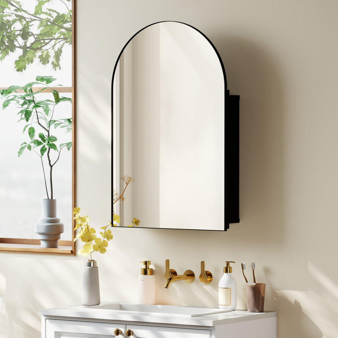 17 Stories 500 mm W 760 mm H Wall Mounted Shelves Black 760mm H