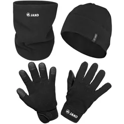 JAKO Fleece Winterset Mütze+Neckwarmer+Handschuhe XL
