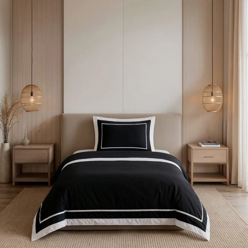 Dreamhouse Gallardo Beddengoed Zwart 140 x 200/220 cm