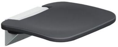 FSB A100 Dusch-Klappsitz 0828451100008835 381x368mm, Austerngrau ähnlich RAL 7040