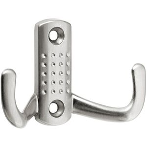 SO-TECH Garderobenhaken Jasmin, 108552, edelstahloptik, Doppelhaken aus Metall