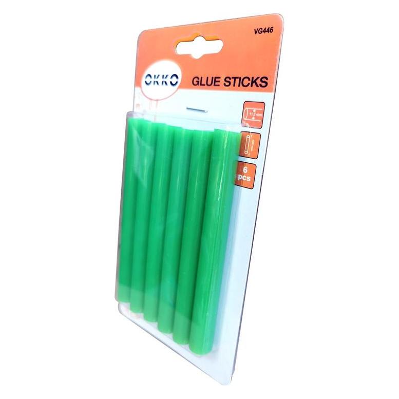 Okko GLUE STICKS 6PCS SET.11.2X100MM.GREEN (33033494)