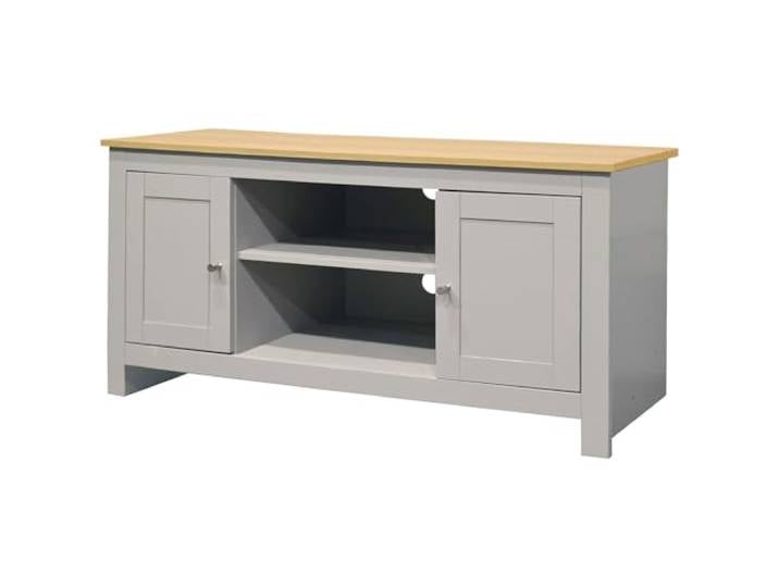 Dorel Home Emerald TV-Möbel mit 2 Türen in Eicheoptik und Grau, Spanplatte (BxTxH) 120x39x58 cm