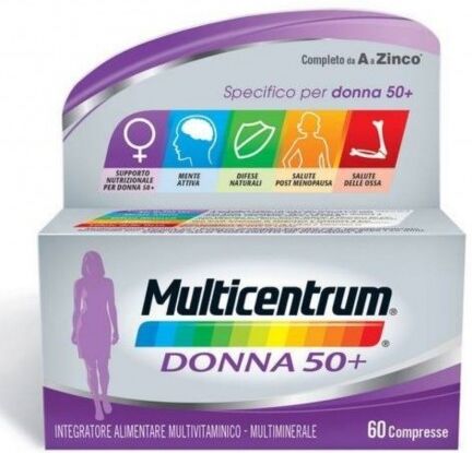 Multicentrum Donna 50+ Multivitaminico Menopausa 60cpr