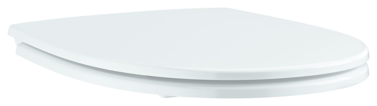 GROHE WC-Sitz Bau Keramik 112947, mit Deckel flach alpinweiß, 112947SH00 112947SH00