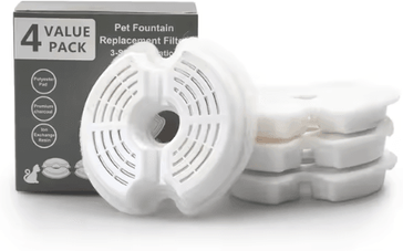 Inspire Picks Carbon Replacement Filters For Stainless Steel Cat Water Fountain 4 Pack Pet Fountain Filters 4pack