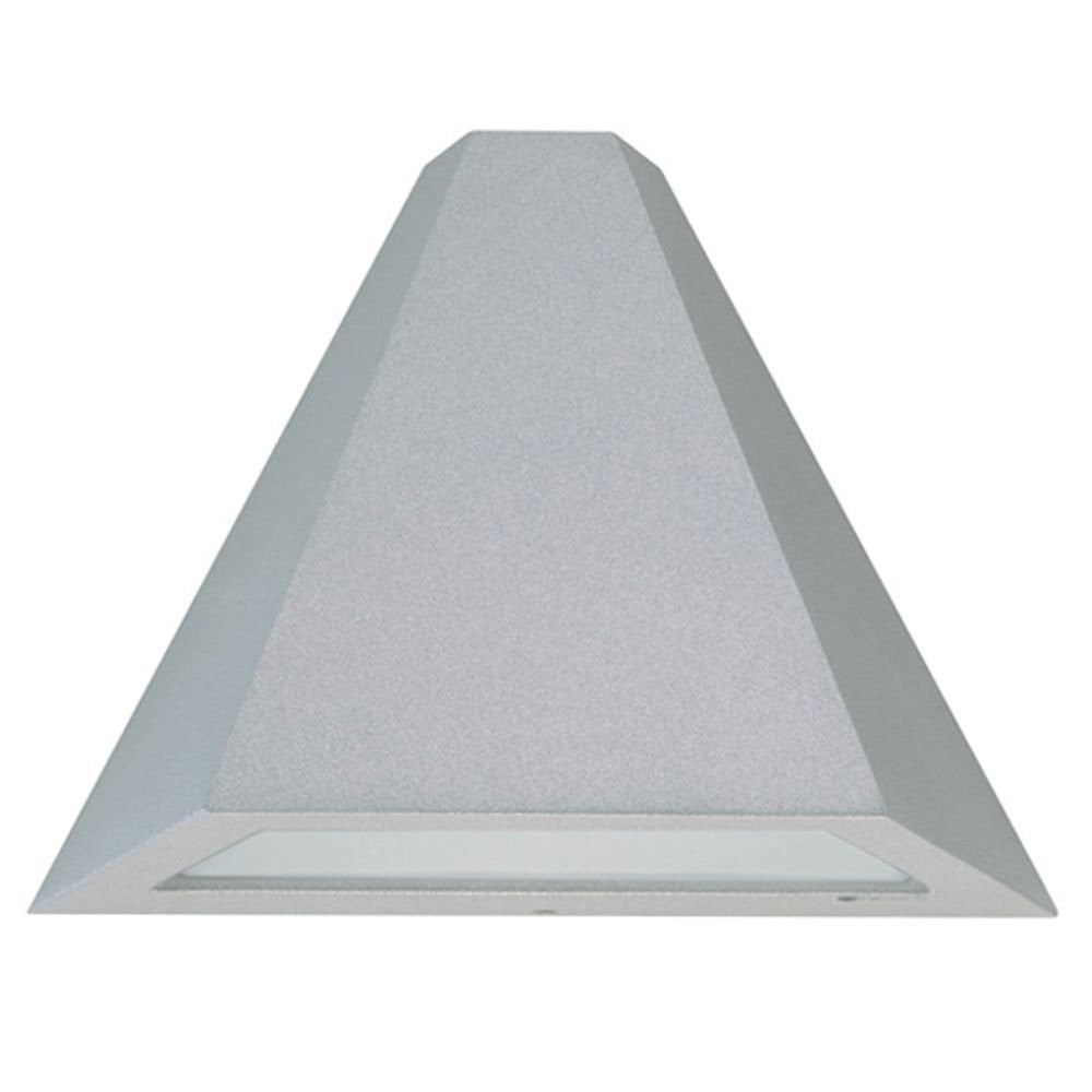 Albert Triangle Downlight voor buitenverlichting - Zilver en Transparant