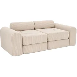 Relaxdays, Kinderstuhl + Kindertisch, Spielsofa Set (Kindersofa)