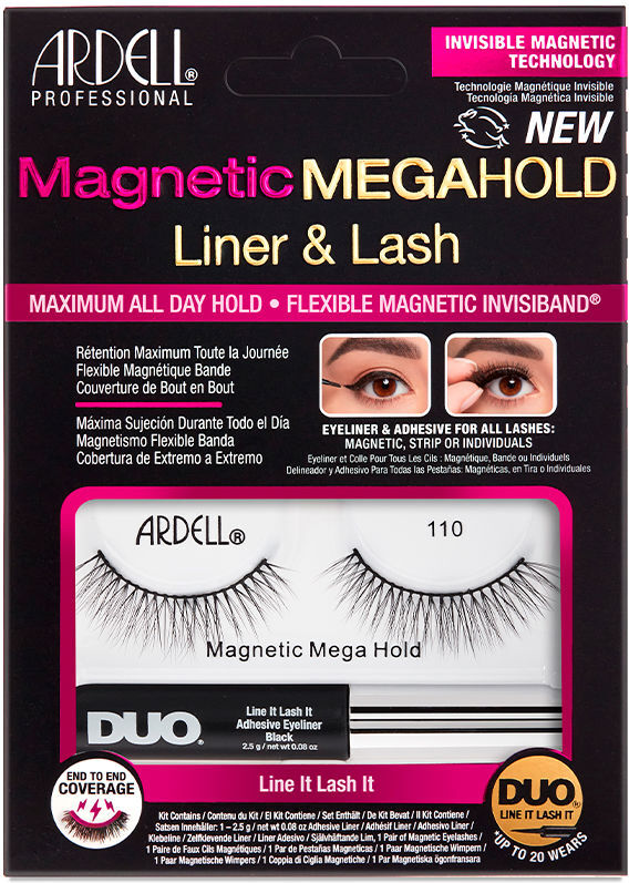 Ardell Magnetic Megahold Liner & Lash pestañas #110