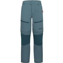 TROLLKIDS Kids Nordfjord Zip-off Pants, Größe 164 in Blau Blau