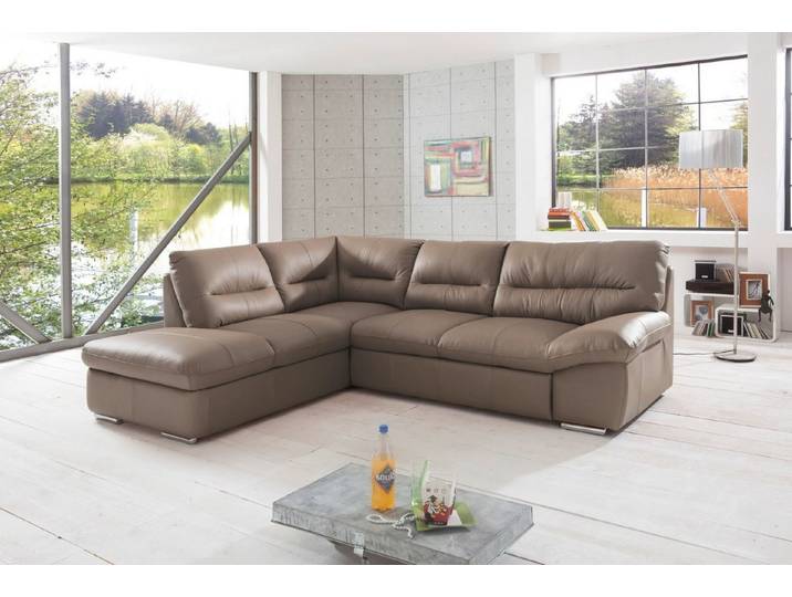 COTTA Ecksofa Sofa William Cotta Echtleder, Echtleder, Nosagfederung, Made in Europe