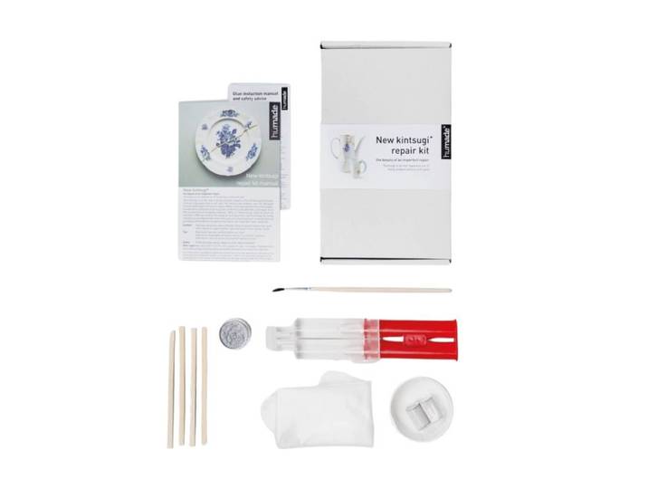 Kintsugi DIY Reparatur Kit Silber mit Anleitung
