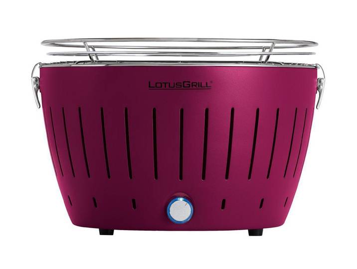 Tischgrill LOTUSGRILL Original , lila (violett), Kontaktgrill_Standgrill_Tischgrill_Teppanyakigrill, Tischgrill