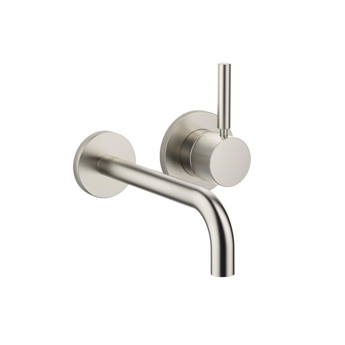 Dornbracht Meta Fertigmontageset 36862660-06 für Wand-Einhebelmischer, Biegeradius von 90°, ohne Ablaufgarnitur, platin matt