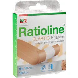 Ratioline Elastic Wundschnellverband 8cmx1M 1 ST