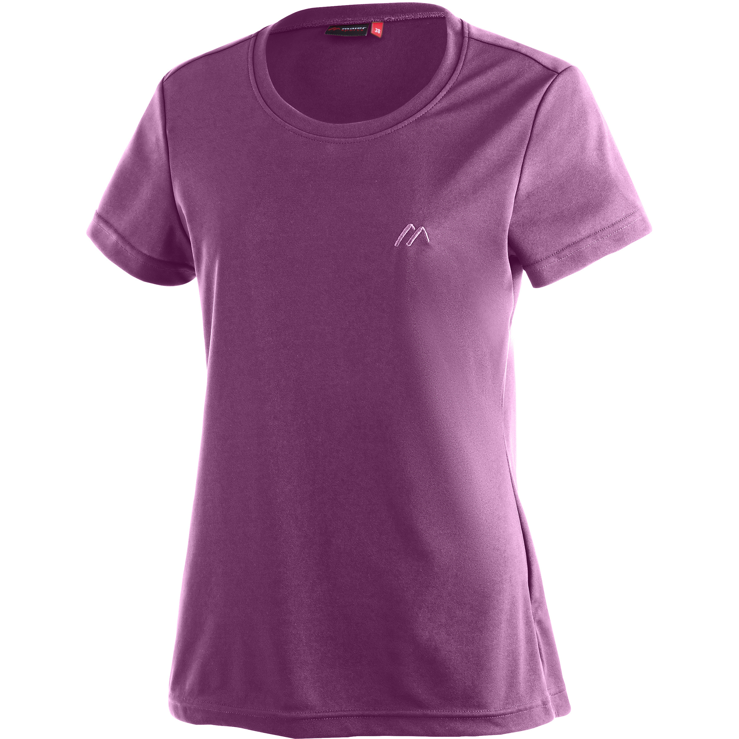 Maier Sports Waltraud Damen T-Shirts lila Größe S Trekking Elastisch