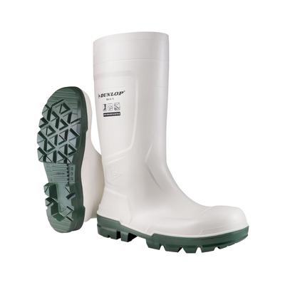 Stiefel DUNLOP "Work-It" Gr. 49, weiß, 49, Obermaterial: 100% PVC PVC., Schuhe, Stiefel
