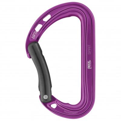 Petzl - Spirit Bent Gate - Schnappkarabiner lila