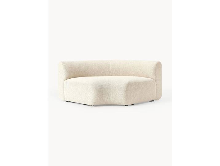 Rundes Bouclé-Eckmodul Sofia