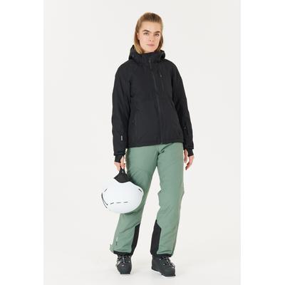 Skijacke WHISTLER "Drizzle", Damen, Gr. 42, schwarz, 100% Polyester, unifarben, kurz, ohne Ausschnitt, Jacken Skijacke, in multifunktionaler und schützender Qualität
