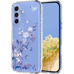 Cover-Discount Galaxy S26 FE - Silikon Gummi Hülle Blumen (Samsung Galaxy S26 FE), Smartphone Hülle, Mehrfarbig