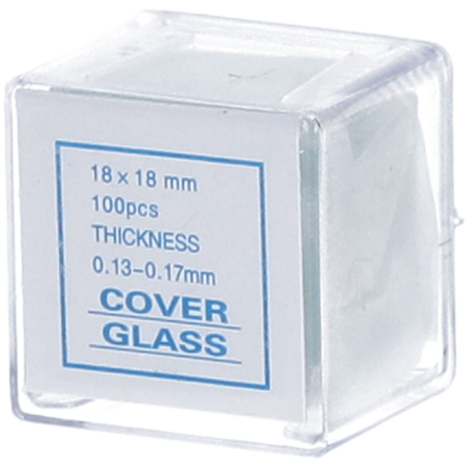 Deckglas 18x18 mm 100 St Zubehör