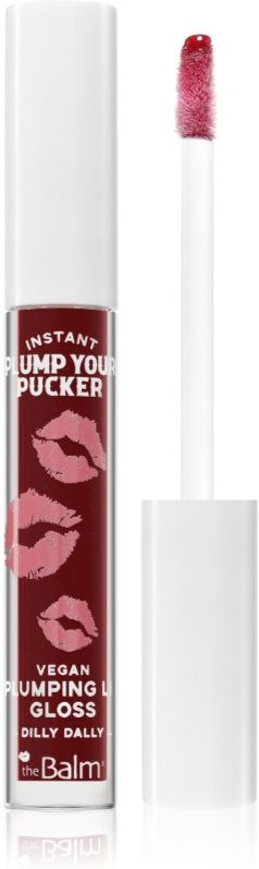 theBalm Plump Your Pucker Lip Gloss plumping lip gloss shade Dilly Dally 2.7 ml