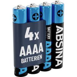Absina Mini (AAAA)-Batterie Mini (AAAA) Alkali-Mangan 1.5 V 500 4 St. 401029-4
