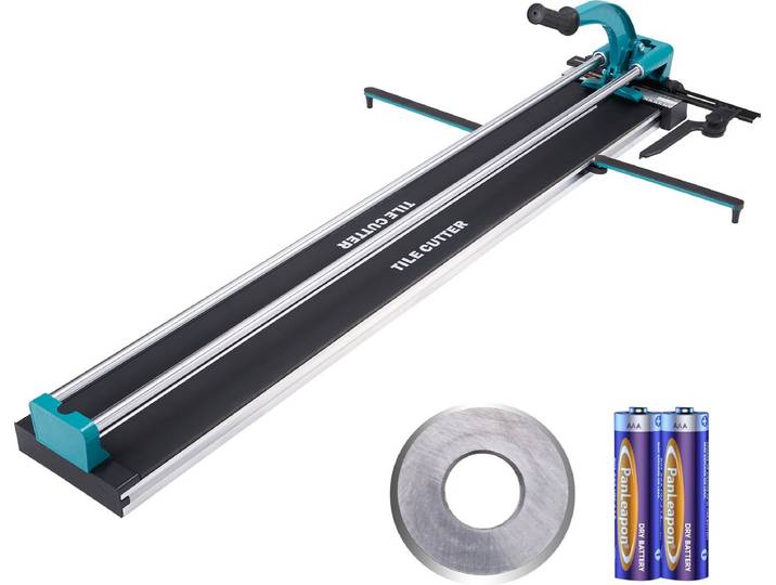VEVOR Tegelsnijder Dubbele Rails Snijlengte Van 1200 Mm Snijmachine 4-15 Mm Min Snijbreedte 25mm Tegelsnijmachine Incl Extra Snijwiel Tegelleg