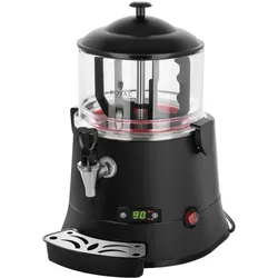 Royal Catering Kakaodispenser 5 L Getränkespender Heisse Schokolade Kakao Dispenser Milchwärmer, Fun Kitchen, Schwarz