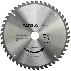 Yato, Sägeblatt, TCT BLADE FOR CONST.WOOD 250X48TX30MM