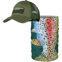 BUFF Herren Mütze Explore Trucker Cap, Größe L/XL in Grün Grün