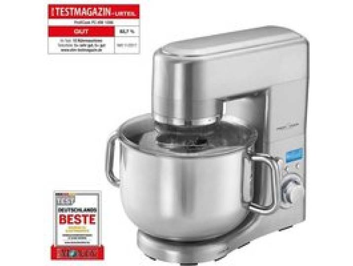 Robot de cuisine multifonction Profi Cook PC-KM 1096 - 10 L - 1500 W - Acier inoxydable - Pétrin batteur fouet