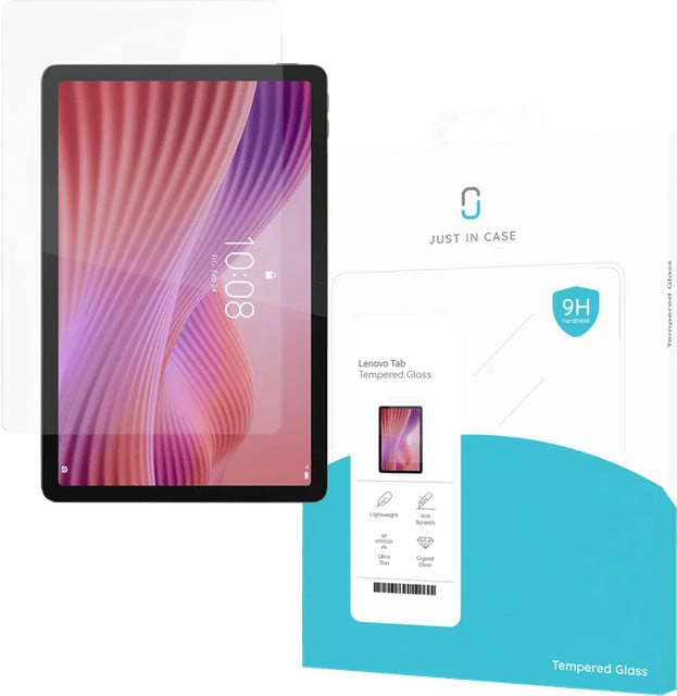 Just in Case Lenovo Tab Screenprotector van Glas