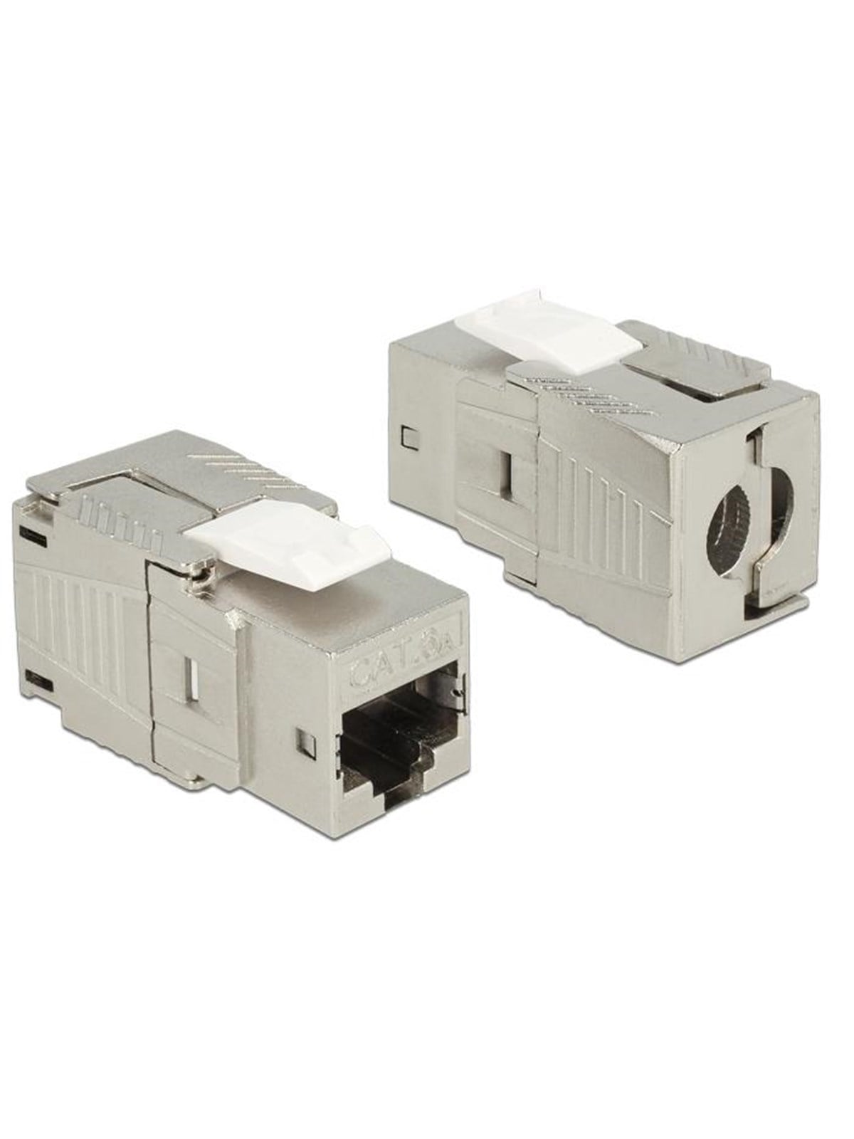DeLOCK Keystone Module RJ45 jack Cat.6A toolfree