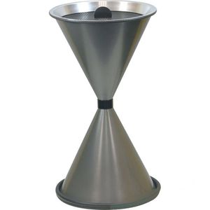 TKG Aschenbecher Diabolo, 350038, für Outdoor, Standascher aus Aluminium, 41 x 77 cm, graphit