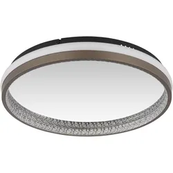 Globo, Deckenleuchte, Deckenleuchte Metall Schwarz Matt, 1xled
