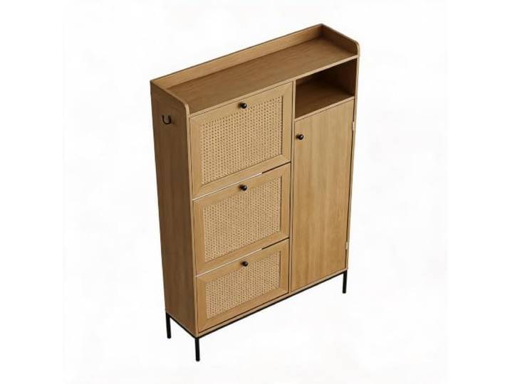 Koioplie Platzsparende Schubladen-Kommode Vielseitiger Aufbewahrungsschrank mit stabilem Stahlrahmen – Sideboard für Flur, Küche, Büro, Wohnzimmer oder Kinderzimmer