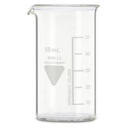 RS PRO Borosilikatglas Messbecher mit Skala, Ø 38mm / 50ml (2519325)