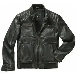 Rub-off-Lederjacke - 52