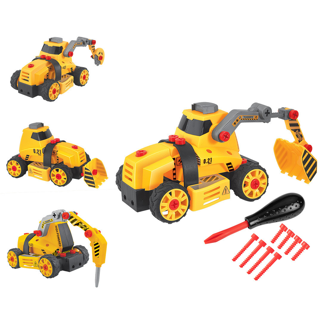 Neo Tools 4-in-1 speelset voor kinderen inclusief graafmachine