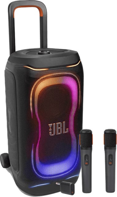 JBL Partybox 330 Zwart met JBL Draadloze Microfoonset