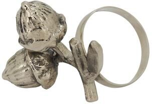 Saro Lifestyle Acorn Design Napkin Rings (Set of 4)