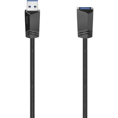HAMA USB-3.0-Kabel A-Stecker - A-Kupplung, 1,5 m